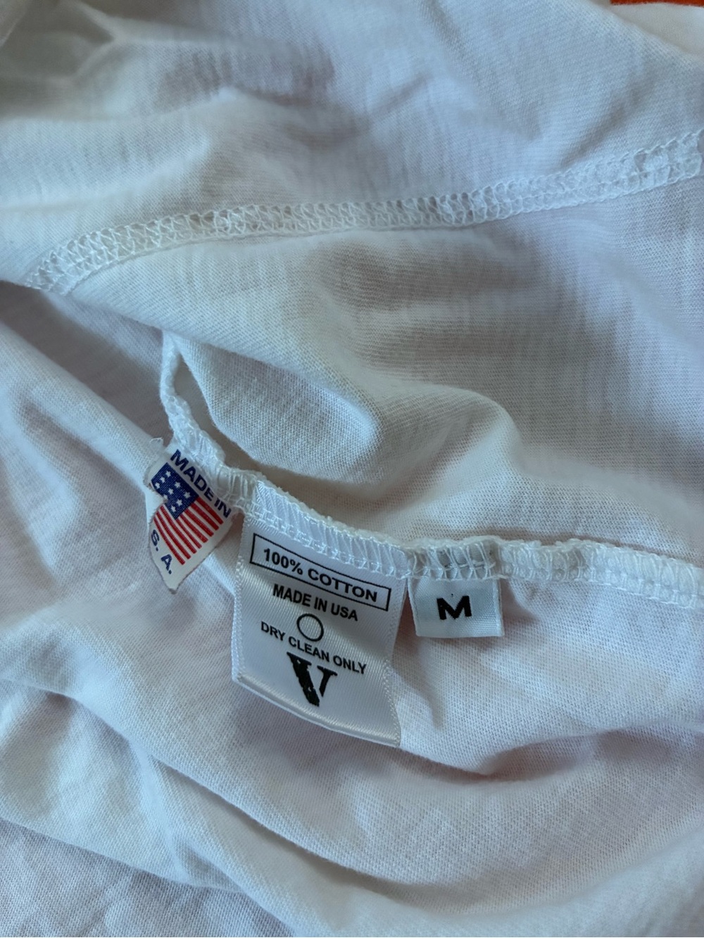 VLONE Shirt Mens Medium White Graphic Logo Crew Neck Short Sleeve - Picture 5 of 8